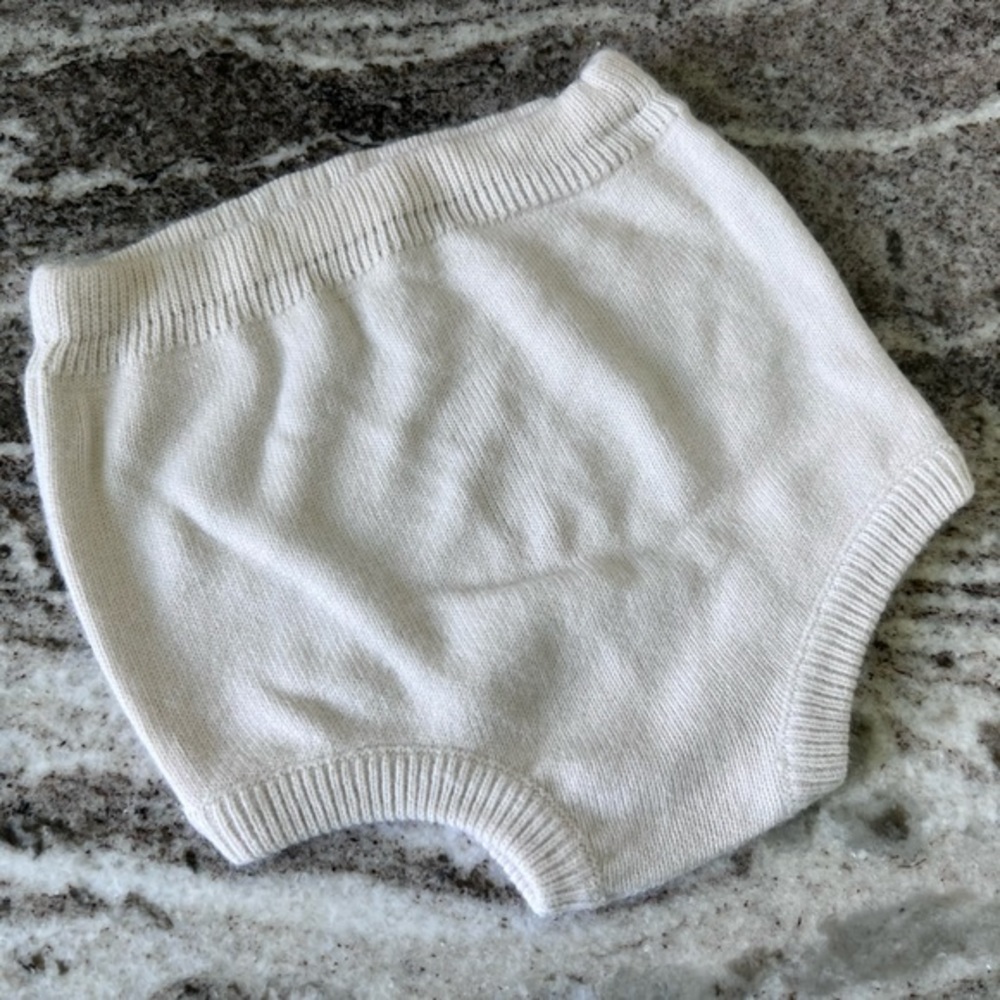 Vintage Piccolino Knit Diaper Cover 1960s, 3-6 mo. Made in Italy.